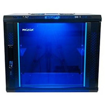 PHASAK Rack mural 19" Phasak Pro  12U  600x600 Montado (Incluyen 2 vent, bolsa tornilleria)